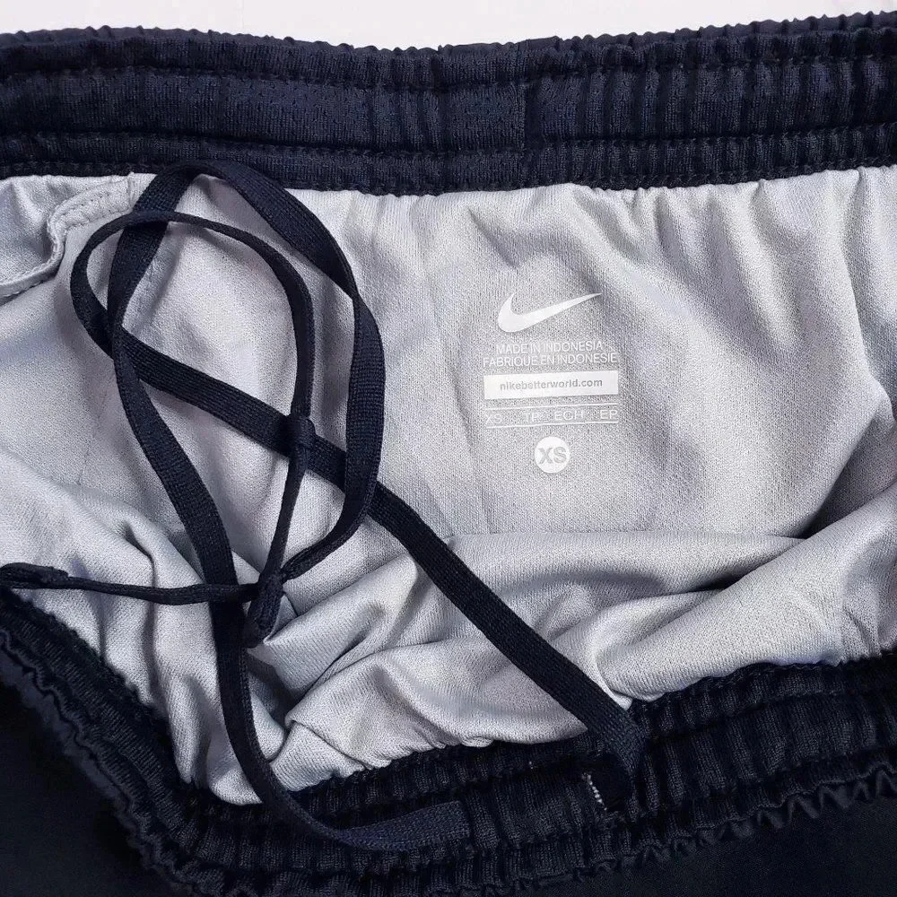 Nike Running Shorts Black Size X Small Built-In Brief Elastic Waist